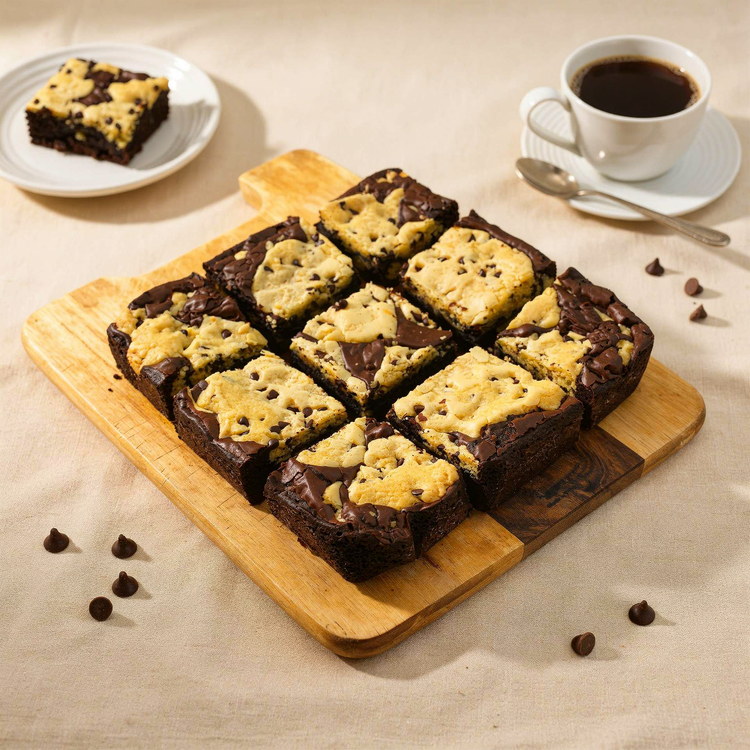 بروکی خانگی Browkie با طعم شگفت انگیز! ترکیب طعم براونی و کوکی