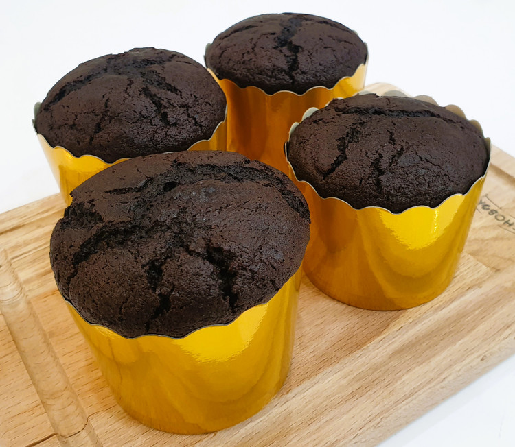 مافین شکلاتی خانگی مخصوص پذیرایی کنار چای و قهوه